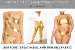 VRB Dec 3 MTR 60 Inch Net Gold Cloth for Decoration,Baby Photoshoot Props Cloth for Decoration,Parties,Costumes, Gift Packing,Party Decor,Backdrop for Wedding mandap,Pooja (Golden Metallic, 3 MTR)