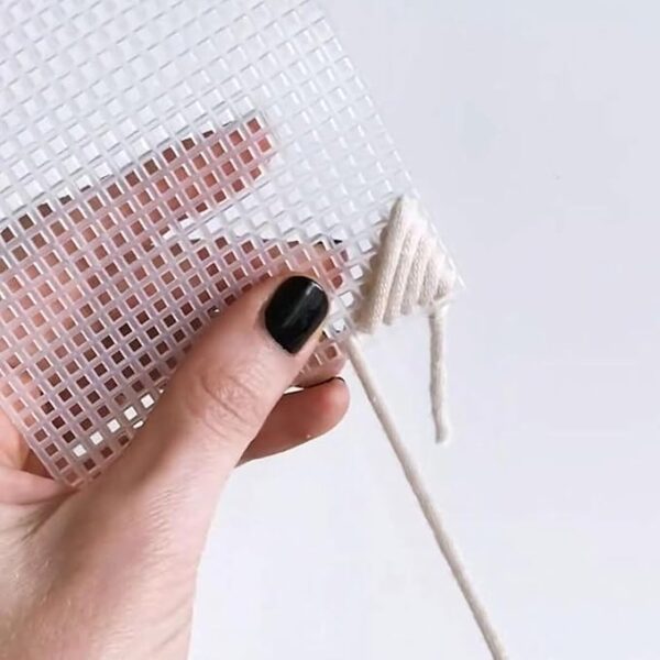 VRB Dec 25 pcs Cross Stitch Cloth/Bag Making Materials,Canvas Sheet for Craft, Sewing/Embroidery Projects and DIY,Plastic Canvas Sheet for Decoration. (25 Pcs Cross Stitch Cloth)