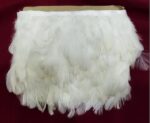 VRB Dec Natural Hackle Pointed Dyed Feathers Trim Fringe Lace Art/Craft/DIY (3-5 Inch) (9 Meters).