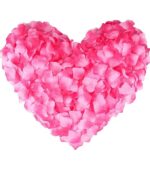 VRB Dec (300pcs Artificial Silk Rose Petals Decoration Wedding Party,Rose Petals Silk Petals Scatter Petals for Pooja Thali, Festival and Events, Home, Table, Badroom, Pooja Room.