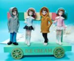 VRB Dec 2 Set Couples Miniature,Figurine,Statue for Valentine Gift, Home,Bedroom,Valentine,Gifts for Girlfriend, Living Room,Office,Restaurant Decor,Wedding,Showpiece,Gifts Figurines (Model 3)