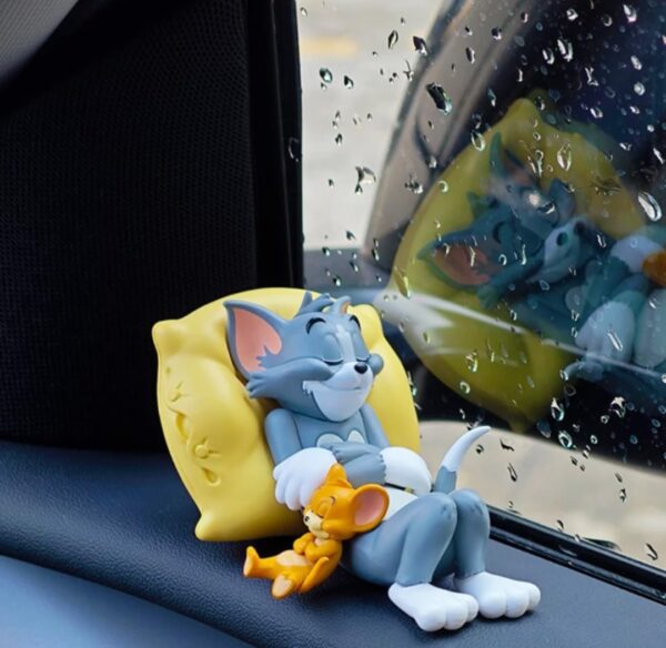 VRB Dec 1 Set Car Dashboard Decoration Items,Car Decor Accessories for Dashboard,Miniature Toys, car Accessories,car Decor/Dashboard Accessories. (Tom & Jerry Design)