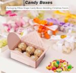 VRB Dec 20pcs Gift Boxes for Packaging/Gift Boxes for Gifting,hamper boxes for gift empty,gift hamper box for gifting,return Gifting,Chocolates, Dry Fruits, Wedding & Pooja Gifts. (20 Pcs - Pink)