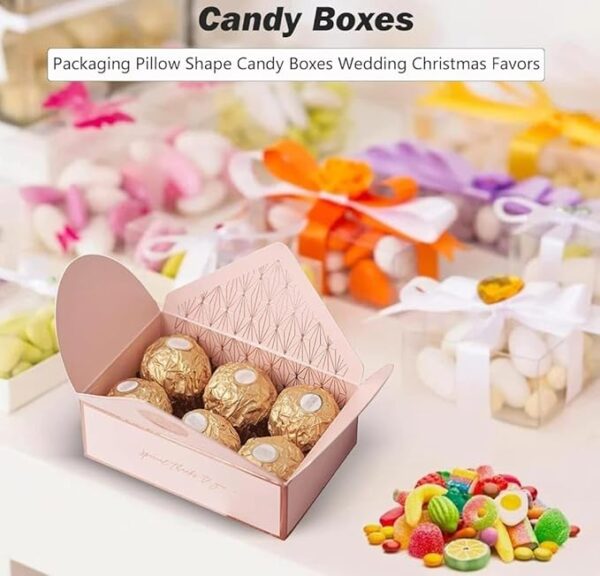 VRB Dec 20pcs Gift Boxes for Packaging/Gift Boxes for Gifting,hamper boxes for gift empty,gift hamper box for gifting,return Gifting,Chocolates, Dry Fruits, Wedding & Pooja Gifts. (20 Pcs - Pink)