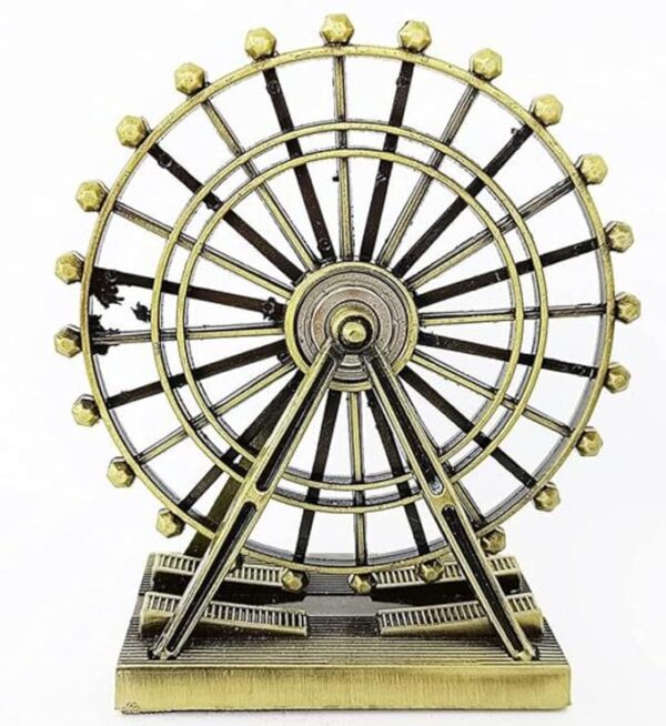 VRB Dec Brass 1 Set For Statue Study Office Desk Decor Showpiece Gift Decoration Accessories Items Decorative Showpeice For Home (The London Eye), Bronze