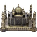 VRB Dec Brass 1 Set For Statue Study Office Desk Decor Showpiece Gift Decoration Accessories Items Decorative Showpeice For Home (Taj Mahal), Bronze