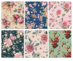 VRB Dec 20pcs Gift Wrapping Paper Sheet/Gift Paper For packing/Gift Papers Sheets/Gift Wrapper/Gift Packing Material Wrapping Paper for Gift Packing Birthday,Anniversary,Diwali,Christmas.(Flower Design)
