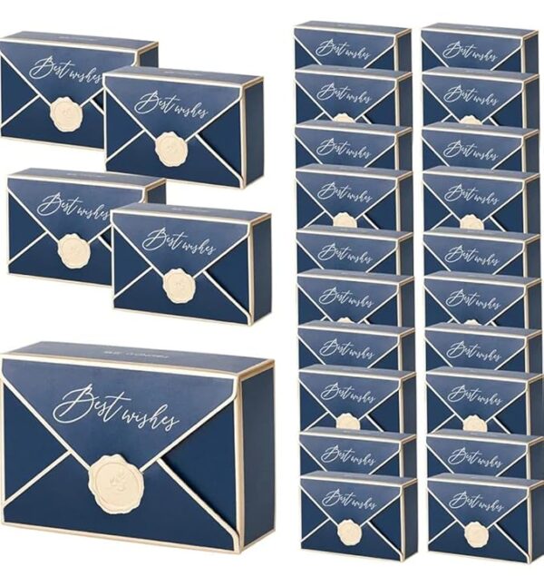 VRB Dec 20pcs Gift Boxes for Packaging/Gift Boxes for Gifting,hamper boxes for gift empty,gift hamper box for gifting,return Gifting,Chocolates, Dry Fruits, Wedding & Pooja Gifts. (20 Pcs - Blue)