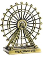 VRB Dec Brass 1 Set For Statue Study Office Desk Decor Showpiece Gift Decoration Accessories Items Decorative Showpeice For Home (The London Eye), Bronze