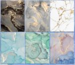 VRB Dec 20pcs Gift Wrapping Paper Sheet/Gift Paper For packing/Gift Papers Sheets/Gift Wrapper/Gift Packing Material Wrapping Paper for Gift Packing Birthday,Anniversary,Diwali,Christmas.(Marble Sheet Design)