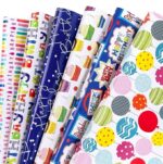 VRB Dec 20pcs Gift Wrapping Paper Sheet/Gift Paper For packing/Gift Papers Sheets/Gift Wrapper/Gift Packing Material Wrapping Paper for Gift Packing Birthday,Anniversary,Diwali,Christmas.(Happy Birthday Sheet)