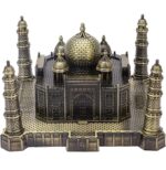 VRB Dec Brass 1 Set For Statue Study Office Desk Decor Showpiece Gift Decoration Accessories Items Decorative Showpeice For Home (Taj Mahal), Bronze