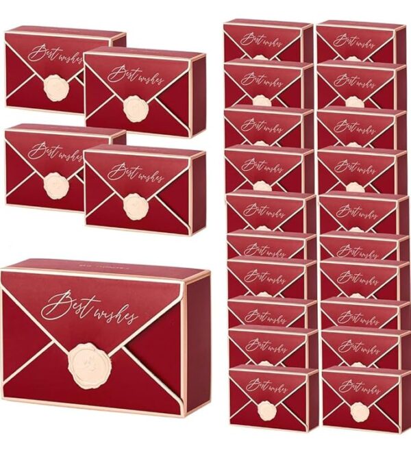 VRB Dec 20pcs Gift Boxes for Packaging/Gift Boxes for Gifting,hamper boxes for gift empty,gift hamper box for gifting,return Gifting,Chocolates, Dry Fruits, Wedding & Pooja Gifts. (20 Pcs - Maroon)