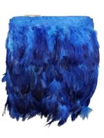 VRB Dec Natural Hackle Pointed Dyed Feathers Trim Fringe Lace Art/Craft/DIY (3-5 Inch) (9 Meters).