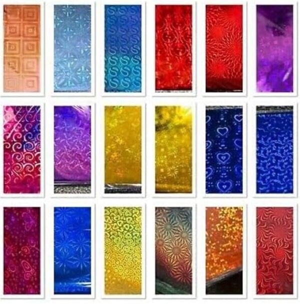VRB Dec 50pcs Gift Wrapping Paper Sheet/Gift Paper For packing/Gift Papers Sheets/Gift Wrapper/Gift Packing Material Wrapping Paper for Gift Packing Birthday,Anniversary,Diwali,Christmas.(Holographic Metallic Gift Paper)