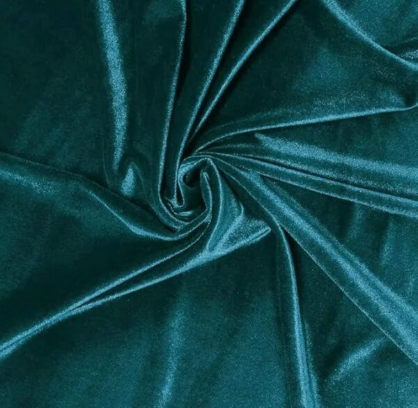 VRB Dec 3Mtr Multi Purpose Velvet Fabric Cloth Material for Decoration for Trousseau Packing, Party Hall Decoration, Bouquet,Gift Packing, Party Decor,Pooja Room Decoration Items.