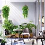 VRB Dec 2pcs Artificial Greenery Ferns Plants Vines Hanging Flowers Needle Wall Hanging For Home Decor Door Wall Balcony Decoration Party Festival Craft (Grass Fern)
