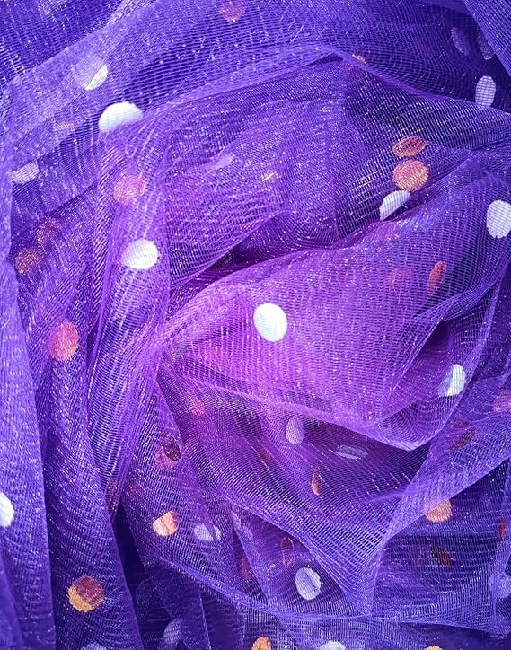 VRB Dec 20Mtr  Multi Purpose Net Fabric Cloth Material for Decoration for Trousseau Packing, Party Hall Decoration, Bouquet,Gift Packing, Party Decor,Pooja Room Decoration Items.
