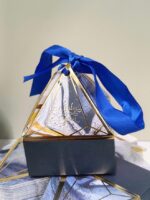VRB Dec 50 pcs Small Diamond Gift Boxes for Packaging/Gift Boxes for Gifting,hamper boxes for gift empty,gift hamper box for gifting,return Gifting,Chocolates, Dry Fruits, Wedding & Pooja Gifts. (50 Pcs Blue With Ribbon)