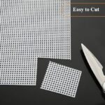 VRB Dec 25 pcs Cross Stitch Cloth/Bag Making Materials,Canvas Sheet for Craft, Sewing/Embroidery Projects and DIY,Plastic Canvas Sheet for Decoration. (25 Pcs Cross Stitch Cloth)