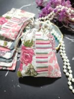 VRB Dec 50 Pcs Organza Bags, White Wedding Favor Bags,Jewelry Gift Bags for Party, Jewelry, Christmas, Festival, Bathroom Soaps, Makeup Organza, Wrapping Supplie (Color 1)