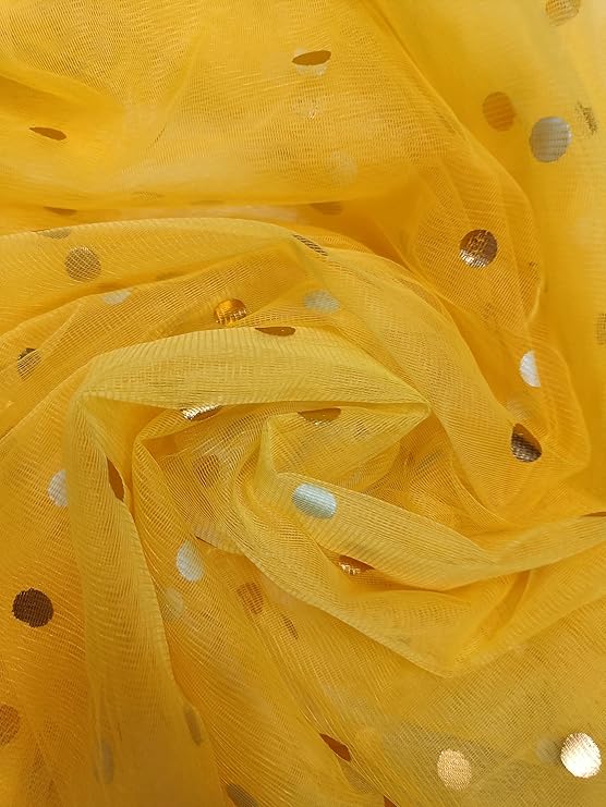 VRB Dec 20Mtr  Multi Purpose Net Fabric Cloth Material for Decoration for Trousseau Packing, Party Hall Decoration, Bouquet,Gift Packing, Party Decor,Pooja Room Decoration Items.