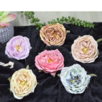 VRB Dec 12 Pcs Artificial Rose Flowers for Decoration,Fake Water Floating Flowers for Pooja Thali, Festival and Events, Home, Table, Badroom, Pooja Room & DIY (12 Pcs - Dahlia Rose)