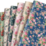 VRB Dec 20pcs Gift Wrapping Paper Sheet/Gift Paper For packing/Gift Papers Sheets/Gift Wrapper/Gift Packing Material Wrapping Paper for Gift Packing Birthday,Anniversary,Diwali,Christmas.(Flower Design)