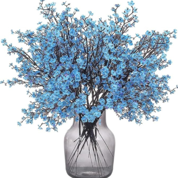 VRB DecTM 5 Pcs Artificial Baby's Breath Gypsophila Flower Bunch for Home Decoration | Flowers for Vases| Decoration Items for Living Room|Home Decor|Diwali Decor|Chritmas