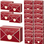 VRB Dec 20pcs Gift Boxes for Packaging/Gift Boxes for Gifting,hamper boxes for gift empty,gift hamper box for gifting,return Gifting,Chocolates, Dry Fruits, Wedding & Pooja Gifts. (20 Pcs - Maroon)