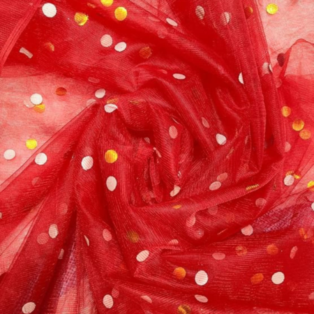VRB Dec 20Mtr  Multi Purpose Net Fabric Cloth Material for Decoration for Trousseau Packing, Party Hall Decoration, Bouquet,Gift Packing, Party Decor,Pooja Room Decoration Items.