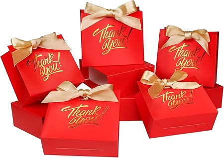 VRB Dec 20 Pcs Small Thankyou Gift Boxes for Packaging/Gift Boxes for Gifting,hamper boxes for gift empty,gift hamper box for gifting,return Gifting,Chocolates, Dry Fruits, Wedding & Pooja Gifts