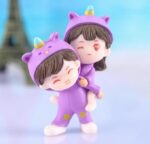 VRB Dec 1 Set Couples Miniature,Figurine,Statue for Valentine Gift, Home,Bedroom,Valentine,Gifts for Girlfriend, Living Room,Office,Restaurant Decor,Wedding,Showpiece,Gifts Figurines (Model 15)