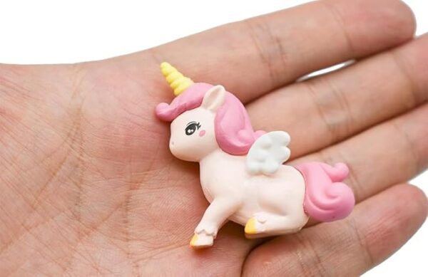 VRB Dec 4Pcs Miniature Decor Items/Miniature/Toys for Garden,Toys for Garden/Accessories for Home Decor,Figurines,Cake Decoration Items (4 Pcs Rainbow Unicorn)