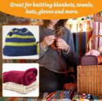 VRB Dec 107 pcs Crochet Needles, Knitting Needles, Crochet Kit, Crochet Hook, Knitting Kit, Needle Set, Knitting Needle Set, Crochet Needle, Crochet Set, Crochet Hook for Crocheting. (Crochet Set Design - 2 (107pcs))