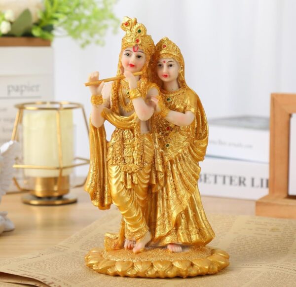 VRB Dec 1 Pcs Ganesha Idol Car Dashboard Idol Ganesha Murti Ganpati Idol for Home Decor Statue Gift for Office Desk Puja Room Figurine Office Desk, House Warming.