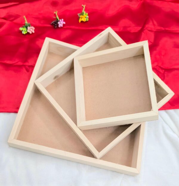 VRB Dec 3 Pcs Gift Box/Gift boxes for Gifting/Pinewood Boxes/Birthday Gift Packing Box/hamper box for Gift Hamper Gifting Boxes and Wedding Decoration Purpose (Design : 1) (Copy)