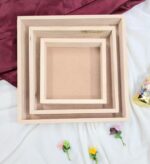 VRB Dec 3 Pcs Gift Box/Gift boxes for Gifting/Pinewood Boxes/Birthday Gift Packing Box/hamper box for Gift Hamper Gifting Boxes and Wedding Decoration Purpose (Design : 1) (Copy)