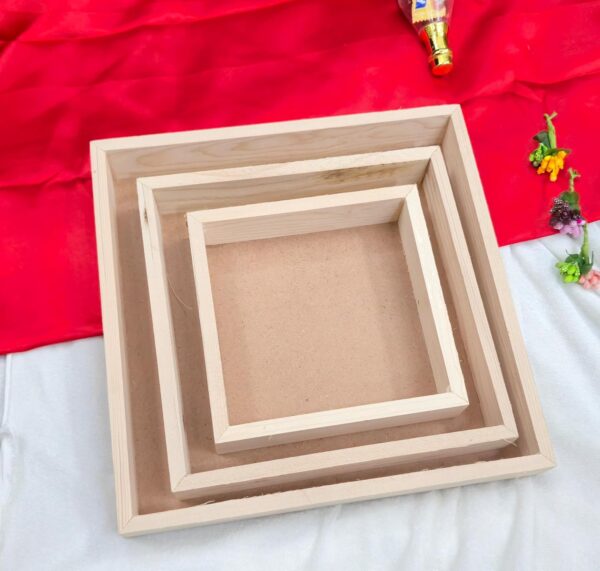 VRB Dec 3 Pcs Gift Box/Gift boxes for Gifting/Pinewood Boxes/Birthday Gift Packing Box/hamper box for Gift Hamper Gifting Boxes and Wedding Decoration Purpose (Design : 1) (Copy)