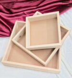 VRB Dec 3 Pcs Gift Box/Gift boxes for Gifting/Pinewood Boxes/Birthday Gift Packing Box/hamper box for Gift Hamper Gifting Boxes and Wedding Decoration Purpose (Design : 1) (Copy)