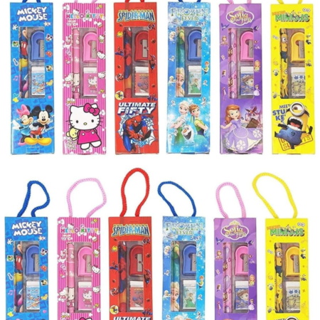 VRB Dec 24pcs Return gifts for birthday return gift for kids 6-12 used for kids return gifts,Birthday Return Gift for Children. (24 Set - Stationery Kit)