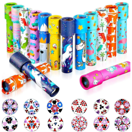 VRB Dec 12pcs Return Gifts for Birthday Return Gift for Kids 6-12 Used for Kids Return Gifts,Birthday Return Gift for Children. (12Pcs - Kaleidoscope)