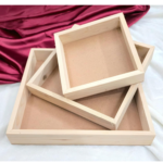 VRB Dec 3 Pcs Gift Box/Gift boxes for Gifting/Pinewood Boxes/Birthday Gift Packing Box/hamper box for Gift Hamper Gifting Boxes and Wedding Decoration Purpose (Design : 1) (Copy)