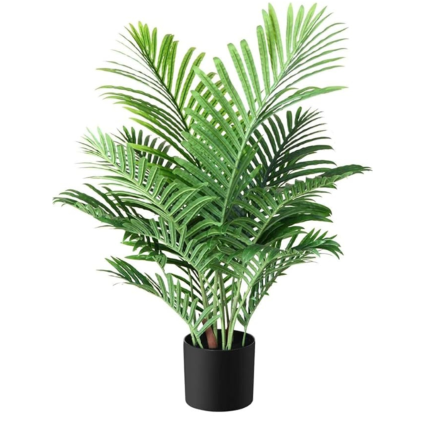 VRB Dec 1 Pcs (4 FT) Artificial Plants with Pot Plants Leaves Tree Tropical Bougainvillea Faux Areca Plants Indoor Real Touch Monstera,Banana Plant for Home