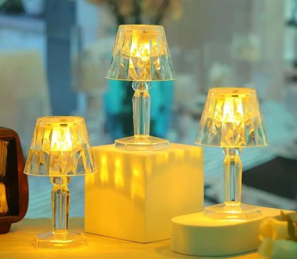 VRB Dec 2 Pcs Small Antique LED Lantern Pillar Candles Acrylic Flameless & Smokeless Decorative LED Tea Light Candle Perfect for Gifting, Home,Diwali, Christmas,Decorative Candles,Birthday