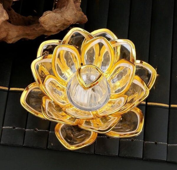 VRB Dec 2 Pcs Small Antique LED Lantern Pillar Candles Acrylic Flameless & Smokeless Decorative LED Tea Light Candle Perfect for Gifting, Home,Diwali, Christmas,Decorative Candles,Birthday