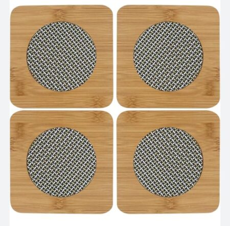 VRB Dec 12 pcs Coaster Set/Tea Coasters Set for Dining Table,Dinner Table,Office Table,Coasters for Cups Set of 12,Coasters for Cups Set of 12.