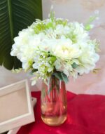 VRB Dec 2 Pcs Artificial Flower Bunch Lily Star, Flowers Sticks Artificial Flowers for Home Decor,Bedroom, Living Room, Table, Balcony, Office, Wedding, Pooja.